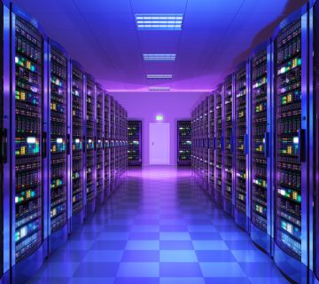 عکس مربوط به اتاق سرور می باشد.