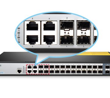 عکس مربوط به پورت SFP است.