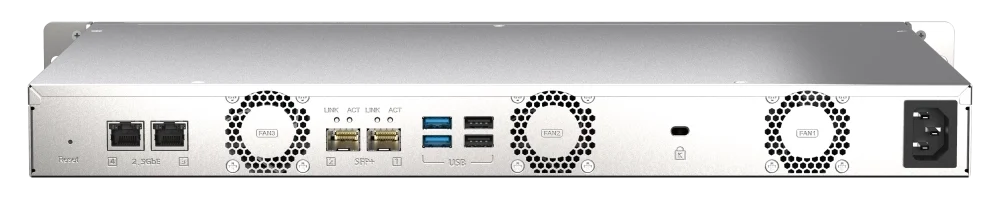 استوریج کیونپ TS-435XeU-نمای پشت